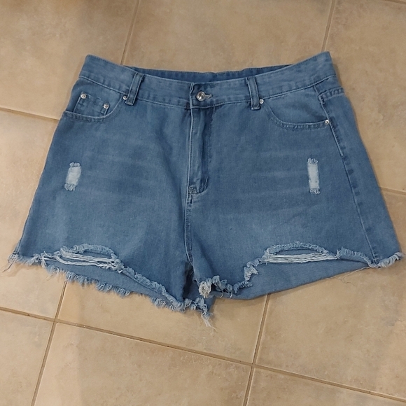 Denim Blue Women's Shorts - Picture 1 of 3